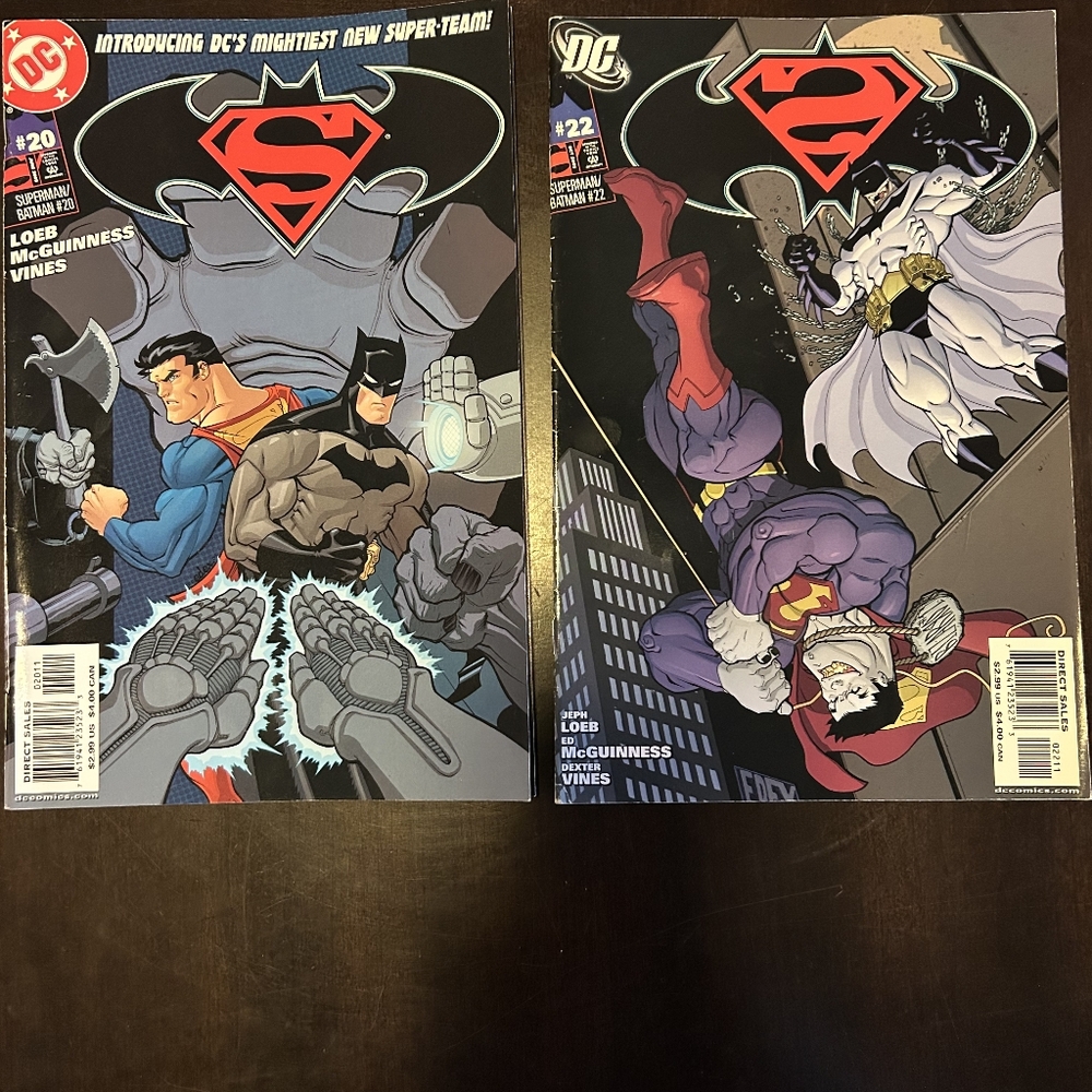 Comic two-issue bundle of Superman/Batman (2005) DC Comics